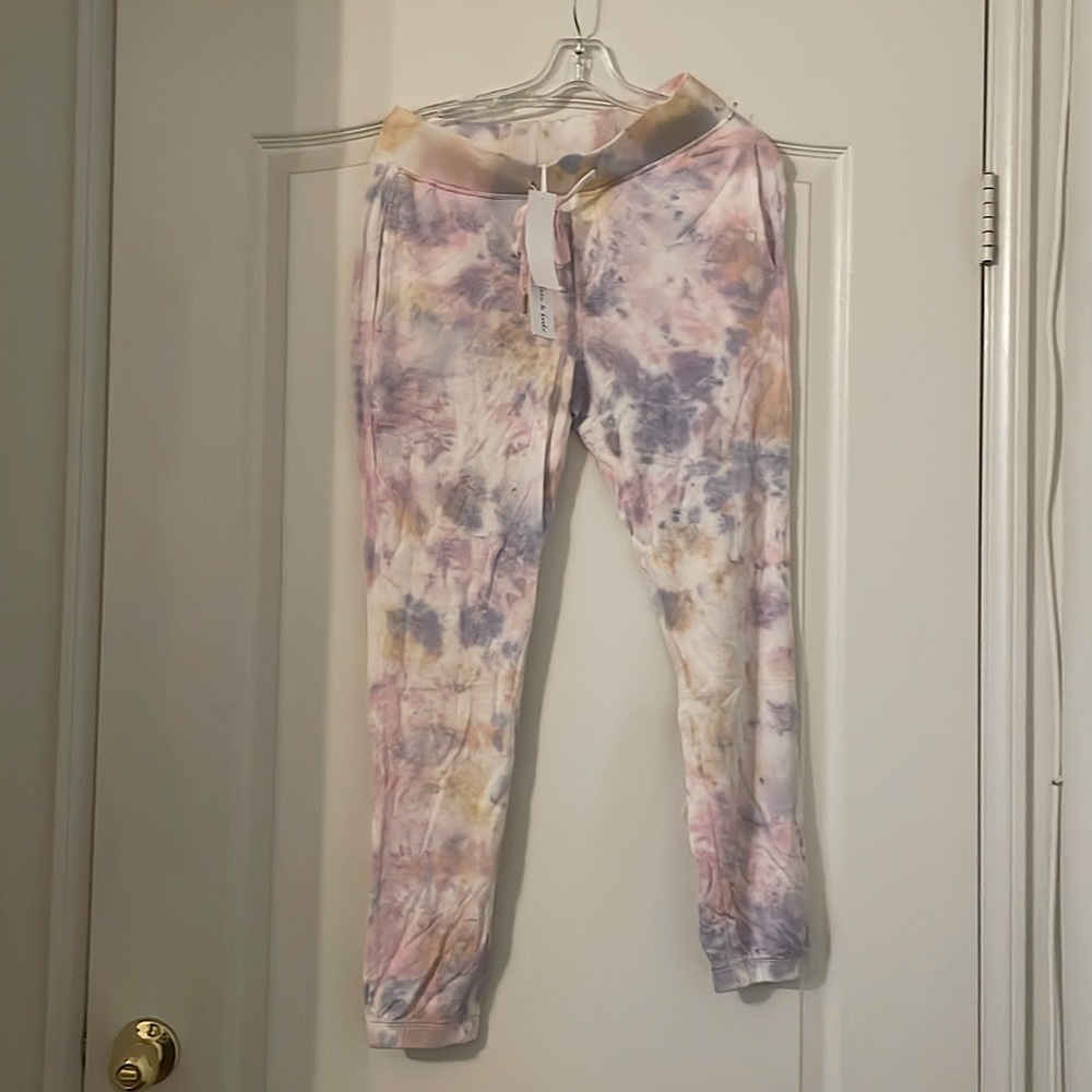 NEW Young fabulous, and broke tie-dye pants